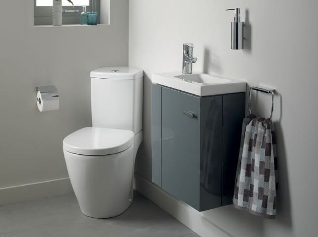 угловой унитаз