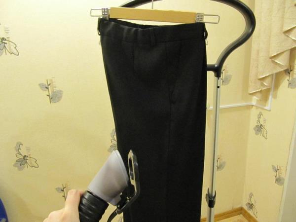 Отпаривание поможет избавится от лоска