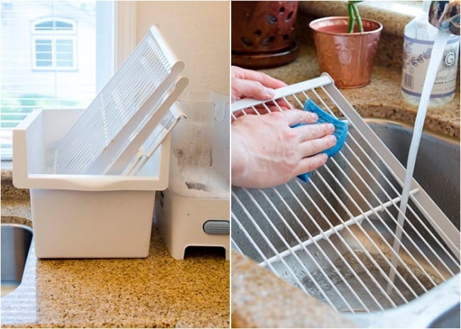 Перед первым включением помойте все полочки