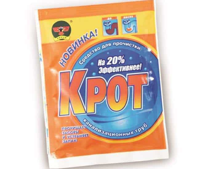 Порошок для канализации Крот