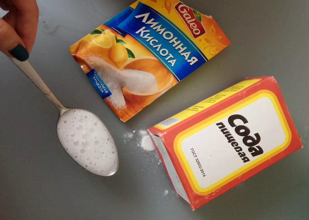 сода и лимон