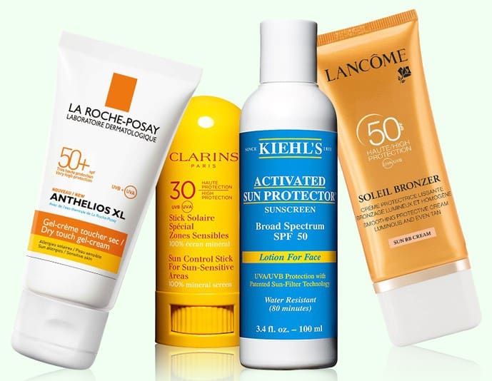 Солнцезащитный крем также помогает удалить маркер