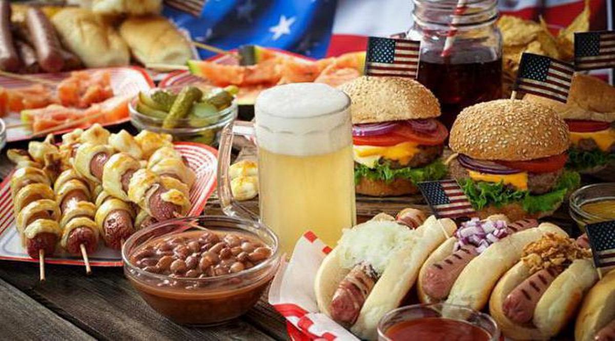 американский обед