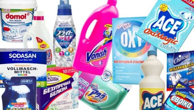 Стирка с отбеливателем