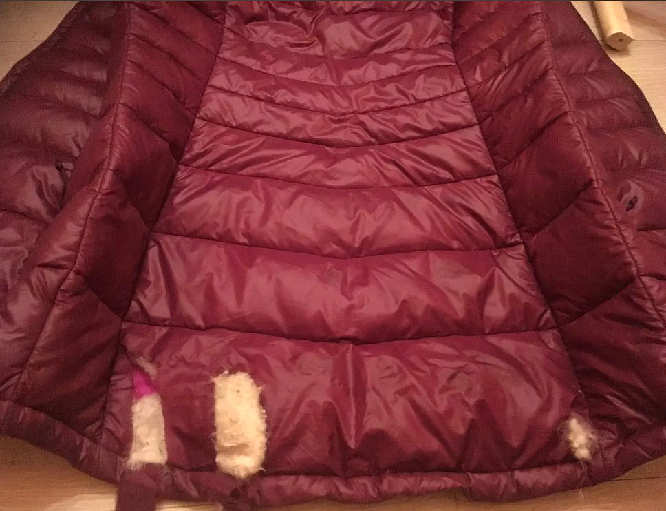 пуховик старый